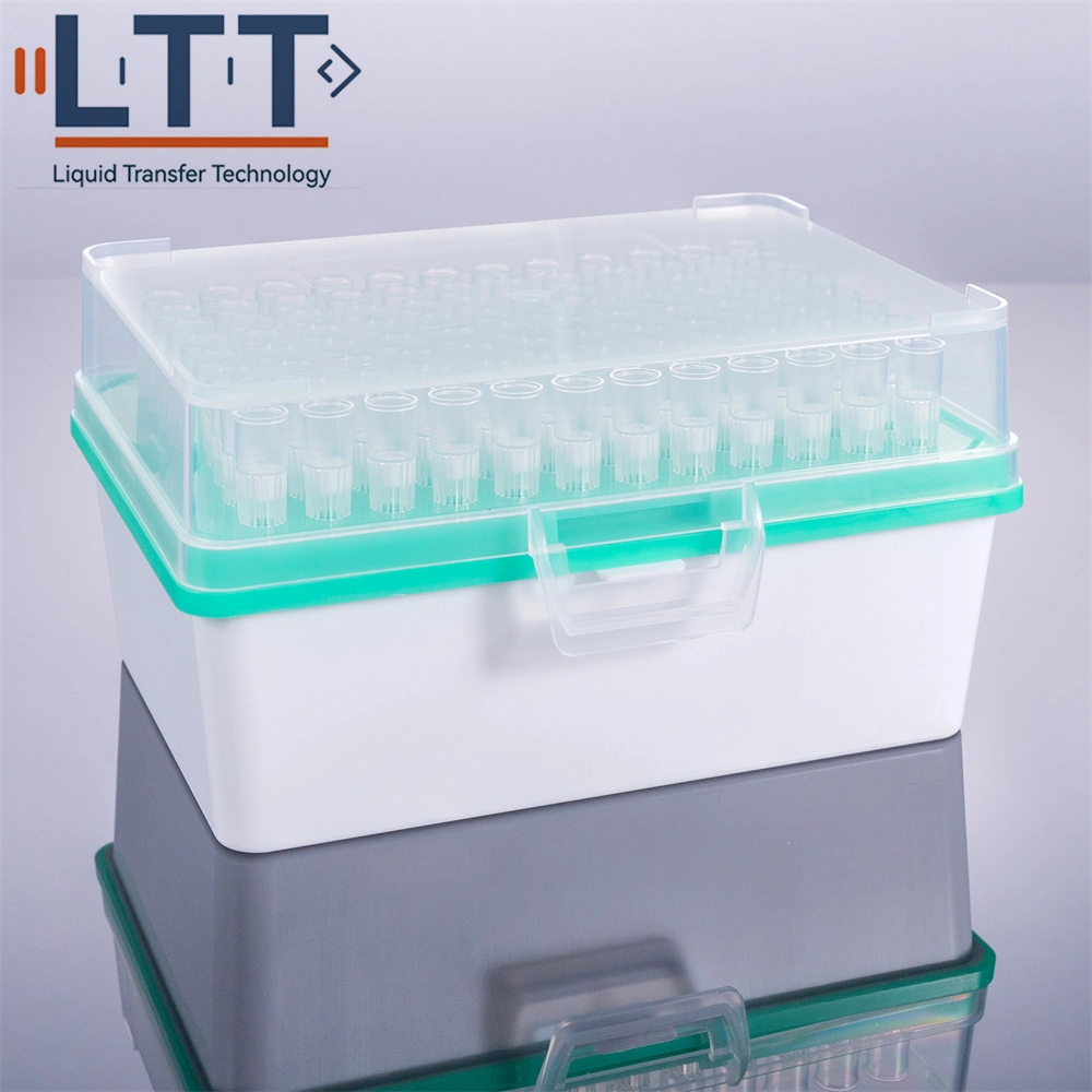 Disposable PP Material 20UL Transparent Pipette Tips (Without Filter in rack For Rainin LTS) Universal Dnase Rnase Free Plastic Micro Pipette Filter Tips